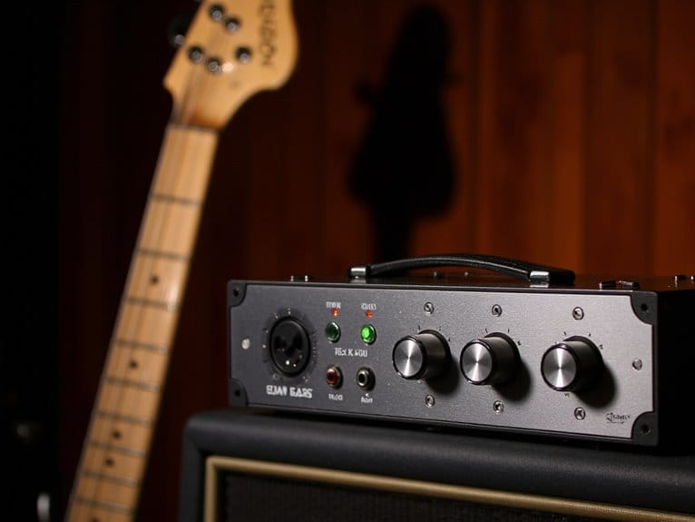 bass guitar preamp functions