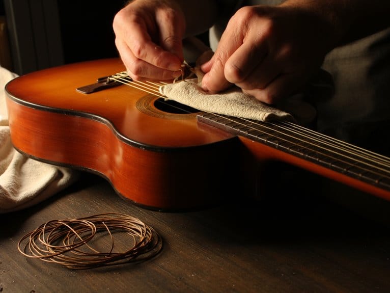 clean and string guitar