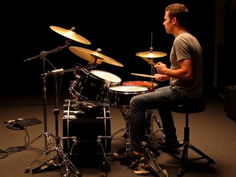 comfortable drum setup techniques