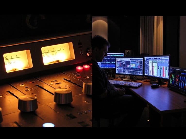 digital and analog mixing