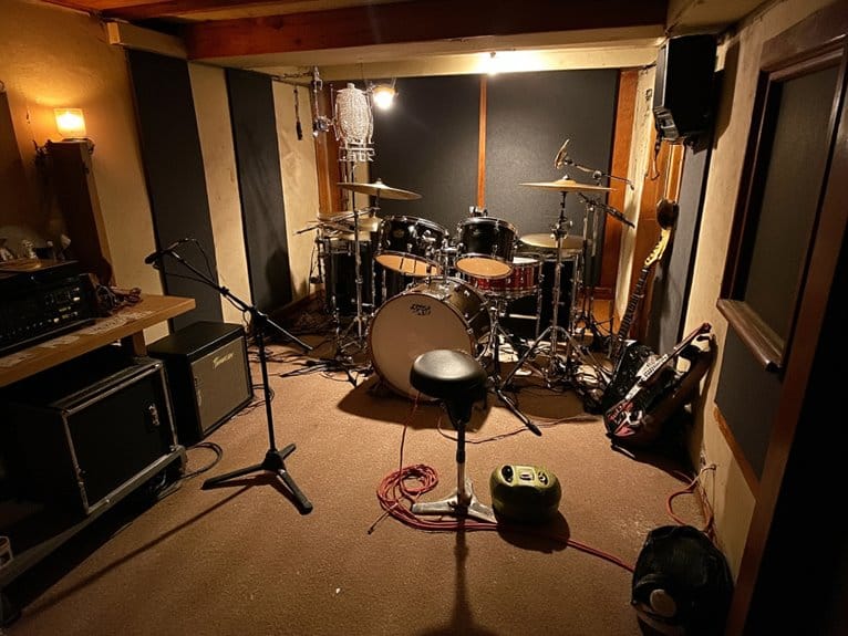 drum recording in tight spaces