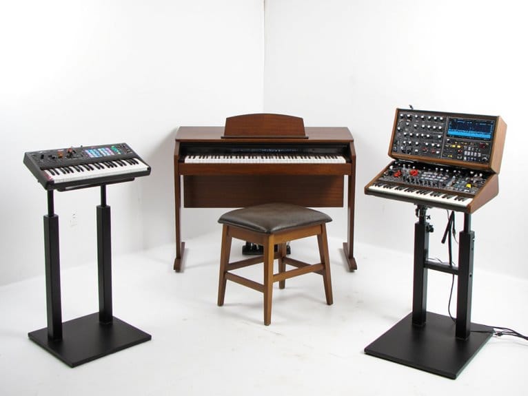 midi digital pianos synthesizers differences