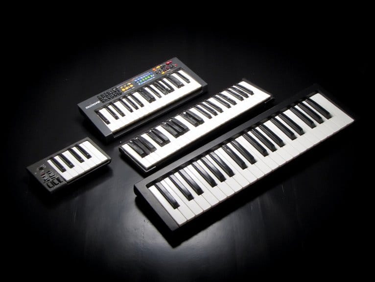 midi keyboard key comparison