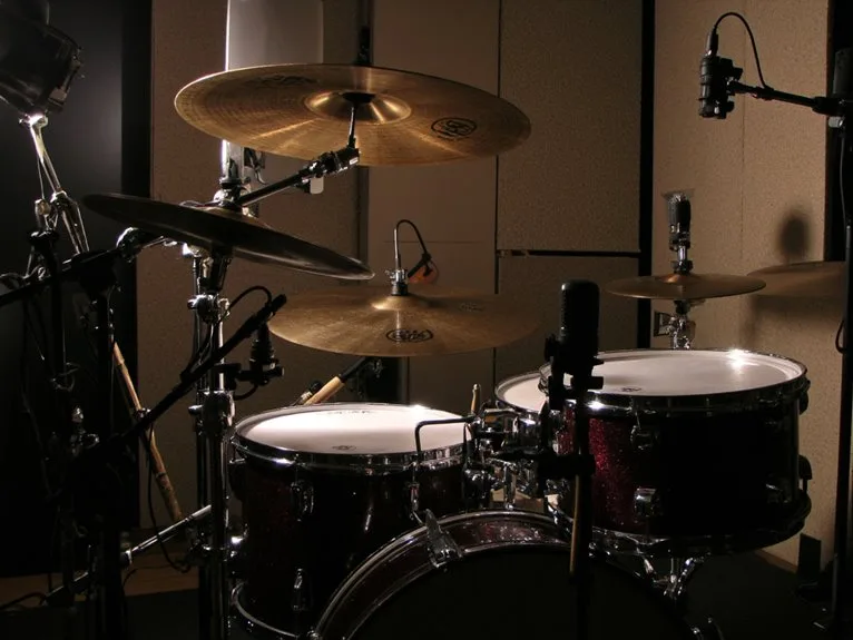 optimal drum mic positioning