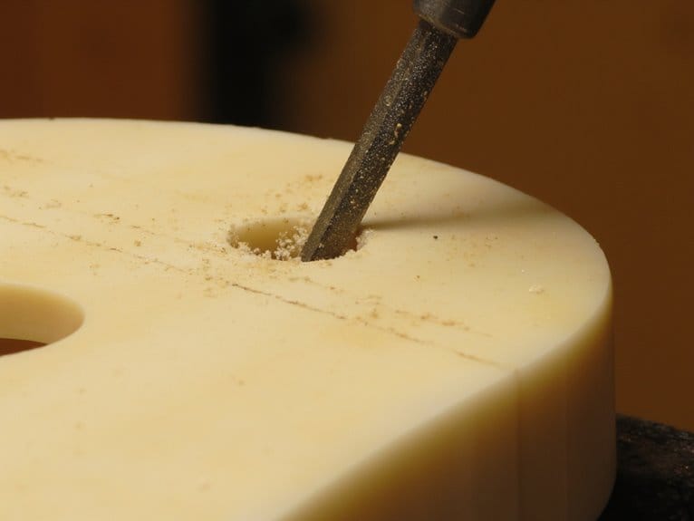 precise nut slot dimensions