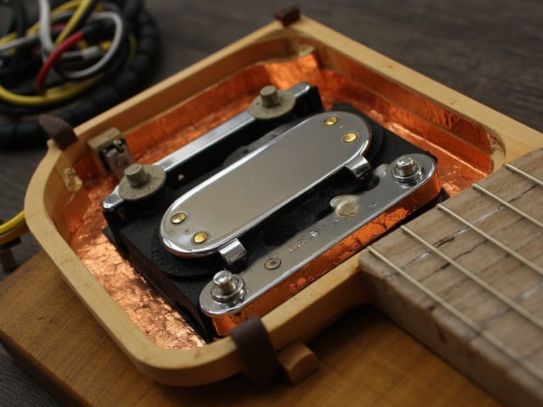 reduce guitar pickup noise