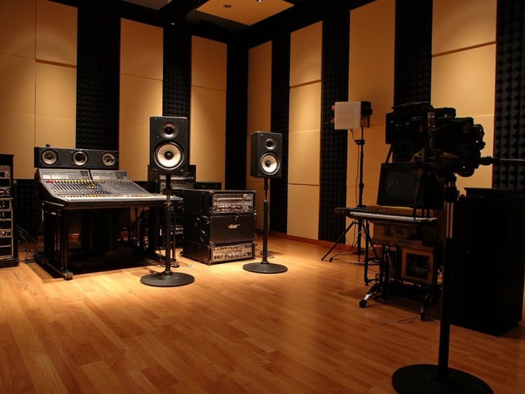 studio monitors room size